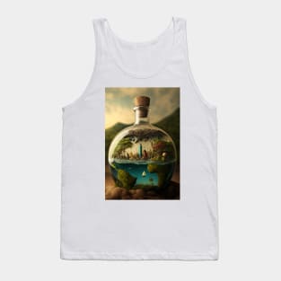 Lighthouse in a bottle Tank Top